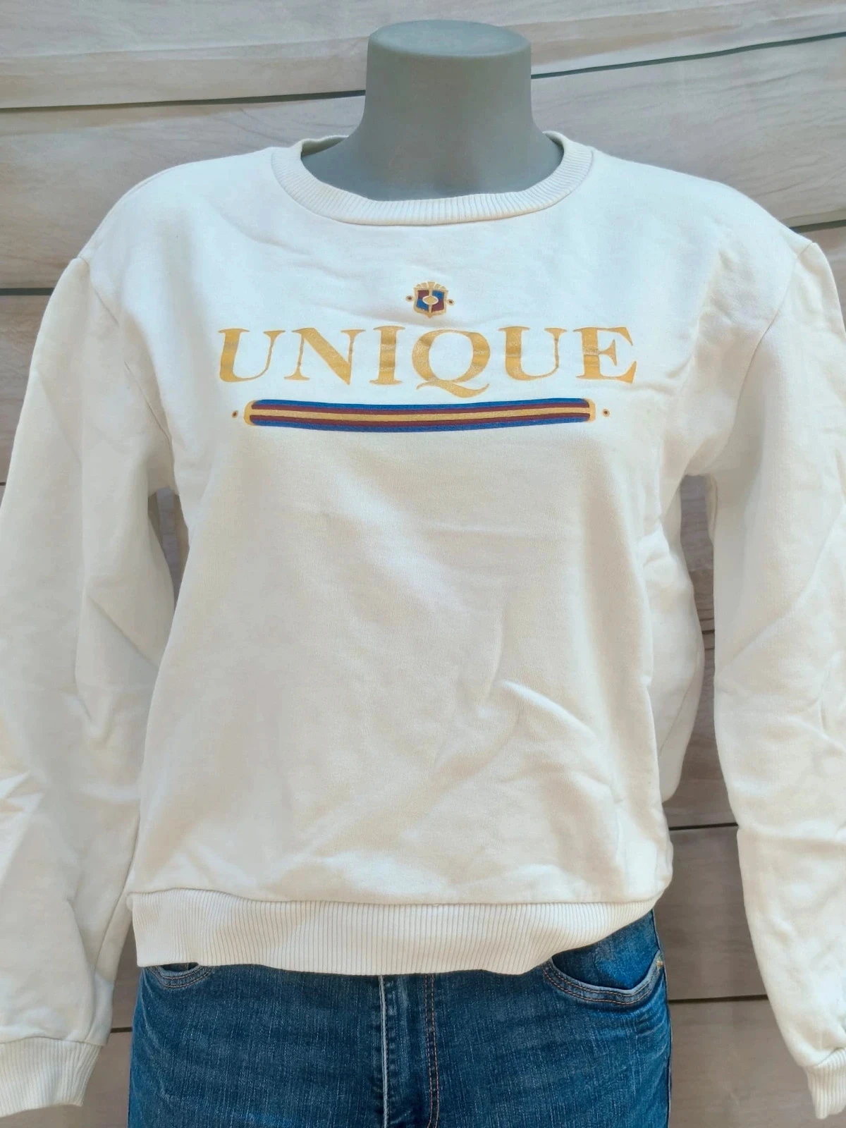 Sudadera Blanca - Stradivarius 💜 – photo 5
